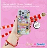 image:imageSonix x Sanrio Beaded Phone Charm  Beaded Wristlet Universal Phone Strap and Detachable Cell Phone Lanyard with Silicone Charms  Hello KittyHello Kitty