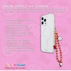 image:imageSonix x Sanrio Beaded Phone Charm  Beaded Wristlet Universal Phone Strap and Detachable Cell Phone Lanyard with Silicone Charms  Hello KittyHello Kitty