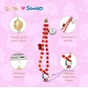 image:imageSonix x Sanrio Beaded Phone Charm  Beaded Wristlet Universal Phone Strap and Detachable Cell Phone Lanyard with Silicone Charms  Hello KittyHello Kitty