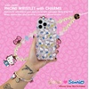 image:imageSonix x Sanrio Beaded Phone Charm  Beaded Wristlet Universal Phone Strap and Detachable Cell Phone Lanyard with Silicone Charms  Hello KittyHello Kitty Pink Bows