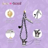 image:imageSonix x Sanrio Beaded Phone Charm  Beaded Wristlet Universal Phone Strap and Detachable Cell Phone Lanyard with Silicone Charms  Hello KittyKuromi