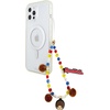 image:imageSonix x Sanrio Beaded Phone Charm  Beaded Wristlet Universal Phone Strap and Detachable Cell Phone Lanyard with Silicone Charms  Hello KittyMonchhichi