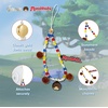 image:imageSonix x Sanrio Beaded Phone Charm  Beaded Wristlet Universal Phone Strap and Detachable Cell Phone Lanyard with Silicone Charms  Hello KittyMonchhichi