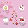 image:imageSonix x Sanrio Beaded Phone Charm  Beaded Wristlet Universal Phone Strap and Detachable Cell Phone Lanyard with Silicone Charms  Hello KittyMy Mel ody x Strawberry Shortcake