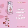 image:imageSonix x Sanrio Beaded Phone Charm  Beaded Wristlet Universal Phone Strap and Detachable Cell Phone Lanyard with Silicone Charms  Hello KittyMy Mel ody x Strawberry Shortcake
