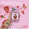 image:imageSonix x Sanrio Beaded Phone Charm  Beaded Wristlet Universal Phone Strap and Detachable Cell Phone Lanyard with Silicone Charms  Hello KittyMy Mel ody x Strawberry Shortcake