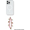 image:imageSonix x Sanrio Beaded Phone Charm  Beaded Wristlet Universal Phone Strap and Detachable Cell Phone Lanyard with Silicone Charms  Hello KittyStrawberry Shortcake