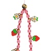 image:imageSonix x Sanrio Beaded Phone Charm  Beaded Wristlet Universal Phone Strap and Detachable Cell Phone Lanyard with Silicone Charms  Hello KittyStrawberry Shortcake