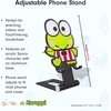image:imageSonix x Sanrio Character Phone Stand  Adjustable Cell Phone Holder Desk Stand Dock  CinnamorollKeroppi