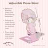 image:imageSonix x Sanrio Character Phone Stand  Adjustable Cell Phone Holder Desk Stand Dock  CinnamorollMy Sweet Piano
