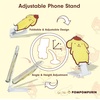 image:imageSonix x Sanrio Character Phone Stand  Adjustable Cell Phone Holder Desk Stand Dock  CinnamorollPompompurin