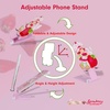 image:imageSonix x Sanrio Character Phone Stand  Adjustable Cell Phone Holder Desk Stand Dock  CinnamorollStrawberry Shortcake Vintage