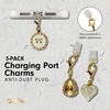 image:imageSonix x Sanrio Dust Plugs  USB C  Lightning Compatible  Sanrio Silicone Character Charging Port Charms 3 Pack  Hello Kitty Cinnamoroll KuromiCoquette