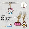 image:imageSonix x Sanrio Dust Plugs  USB C  Lightning Compatible  Sanrio Silicone Character Charging Port Charms 3 Pack  Hello Kitty Cinnamoroll KuromiHello Kitty Pink Bows