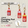 image:imageSonix x Sanrio Dust Plugs  USB C  Lightning Compatible  Sanrio Silicone Character Charging Port Charms 3 Pack  Hello Kitty Cinnamoroll KuromiSanrio x Sweethearts  Cinnamoroll  Pochacco  Pompompurin