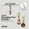 image:imageSonix x Sanrio Dust Plugs  USB C  Lightning Compatible  Sanrio Silicone Character Charging Port Charms 3 Pack  Hello Kitty Cinnamoroll KuromiSweets