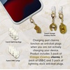 image:imageSonix x Sanrio Dust Plugs  USB C  Lightning Compatible  Sanrio Silicone Character Charging Port Charms 3 Pack  Hello Kitty Cinnamoroll KuromiVintage Cowboy