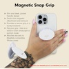 image:imageSonix x Sanrio MagLink Snap Grip  Magnetic Phone Grip Holder and Collapsible Kickstand  Compatible with MagSafe Good Morning Hello KittyPearl Tort