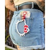 image:imageSonix x Sanrio Phone Bangle Bracelet Silicone Character Wristlet  Detachable Key Ring Bracelet with Tether TabHello Kitty