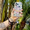 image:imageSonix x Sanrio Phone Bangle Bracelet Silicone Character Wristlet  Detachable Key Ring Bracelet with Tether TabKuromi