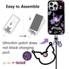 image:imageSonix x Sanrio Phone Bangle Bracelet Silicone Character Wristlet  Detachable Key Ring Bracelet with Tether TabKuromi