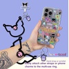 image:imageSonix x Sanrio Phone Bangle Bracelet Silicone Character Wristlet  Detachable Key Ring Bracelet with Tether TabKuromi