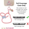image:imageSonix x Sanrio Phone Bangle Bracelet Silicone Character Wristlet  Detachable Key Ring Bracelet with Tether TabMy Melody