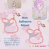 image:imageSonix x Sanrio Phone Bangle Bracelet Silicone Character Wristlet  Detachable Key Ring Bracelet with Tether TabMy Melody