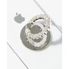 image:imageSonix Embellished Crystal Rhinestone Phone Ring Silver ClearSilverClear