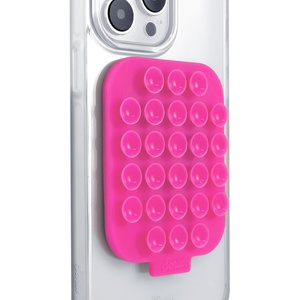 image:imageSonix  Magnetic Silicone Suction Cup Phone Mount for iPhone  Compatible with MagSafe  Bright Fluorescent Pink  Hot PinkHot Pink