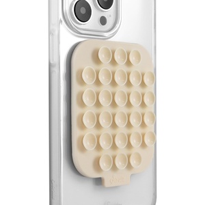 image:imageSonix  Magnetic Silicone Suction Cup Phone Mount for iPhone  Compatible with MagSafe  Bright Fluorescent Pink  Hot PinkLinen