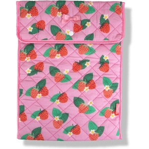 image:imageSonix  Quilted Laptop Sleeve  1314 Inch Quilted Soft Comfy Laptop Carrying Case Computer Sleeve  Wild Strawberries 13  14Wild Strawberries