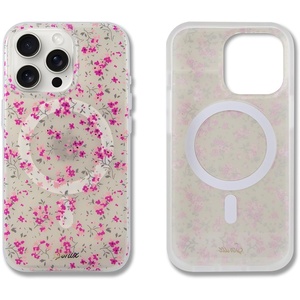 image:imageSonix Case for iPhone 16 Pro  Compatible with MagSafe  10ft Drop Tested  Jelly PinkCottage Floral Pink