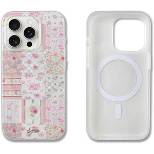 image:imageSonix Case for iPhone 16 Pro  Compatible with MagSafe  10ft Drop Tested  Jelly PinkPatchwork Cottage