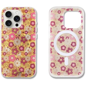 image:imageSonix Case for iPhone 16 Pro  Compatible with MagSafe  10ft Drop Tested  Jelly PinkRetro Flower Barbie