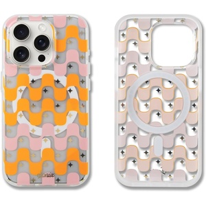 image:imageSonix Case for iPhone 16 Pro  Compatible with MagSafe  10ft Drop Tested  Jelly PinkRetro Stripe