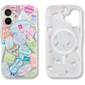 image:imageSonix Case for iPhone 17  Compatible with MagSafe  10ft Drop Tested  Cherry On TopPassport Stamps