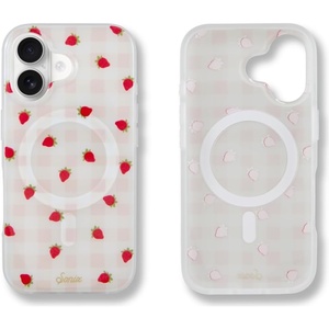 image:imageSonix Case for iPhone 17 Pro Max  Compatible with MagSafe  10ft Drop Tested  Hello Kitty GridStrawberry Gingham
