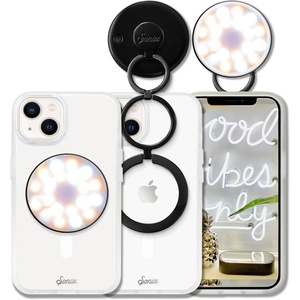 image:imageSonix MagLink Selfie Light and Phone Ring Grip for MagSafe iPhone 17 16 15 14 13 12 Series Magnetic Fully Adjustable Round Ring Light