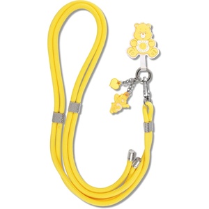 image:imageSonix x Sanrio  Crossbody Phone Strap with Charms  Adjustable Universal Cell Phone Rope Strap Lanyard  Beige Cord  Hello Kitty TennisFunshine Bear