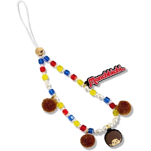 image:imageSonix x Sanrio Beaded Phone Charm  Beaded Wristlet Universal Phone Strap and Detachable Cell Phone Lanyard with Silicone Charms  Hello KittyMonchhichi