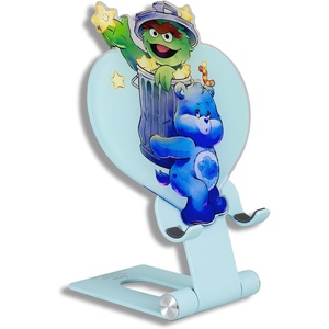 image:imageSonix x Sanrio Character Phone Stand  Adjustable Cell Phone Holder Desk Stand Dock  CinnamorollGrumpy Bear  Oscar the Grouch