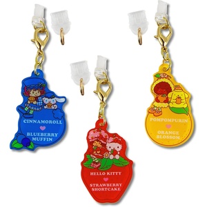 image:imageSonix x Sanrio Dust Plugs  USB C  Lightning Compatible  Sanrio Silicone Character Charging Port Charms 3 Pack  Hello Kitty Cinnamoroll KuromiSanrio x Strawberry Shortcake  Strawberry  Blueberry  Orange
