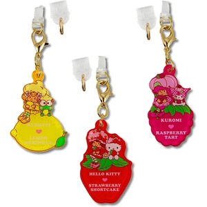 image:imageSonix x Sanrio Dust Plugs  USB C  Lightning Compatible  Sanrio Silicone Character Charging Port Charms 3 Pack  Hello Kitty Cinnamoroll KuromiSanrio x Strawberry Shortcake  Strawberry  Lemon  Raspberry