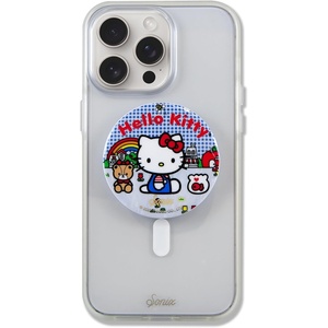 image:imageSonix x Sanrio MagLink Snap Grip  Magnetic Phone Grip Holder and Collapsible Kickstand  Compatible with MagSafe Good Morning Hello KittyGood Morning HK