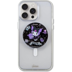 image:imageSonix x Sanrio MagLink Snap Grip  Magnetic Phone Grip Holder and Collapsible Kickstand  Compatible with MagSafe Good Morning Hello KittyKuromi Fortune Teller