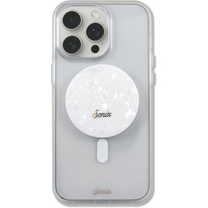 image:imageSonix x Sanrio MagLink Snap Grip  Magnetic Phone Grip Holder and Collapsible Kickstand  Compatible with MagSafe Good Morning Hello KittyPearl Tort