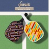 image:imageSonix  Pickleball Paddles Set of 2  USAPA Approved  Fiberglass Surface Honeycomb Core  Mixed 2Pack PaddlesPacMan