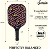 image:imageSonix  Pickleball Paddles Set of 2  USAPA Approved  Fiberglass Surface Honeycomb Core  Mixed 2Pack PaddlesPacMan