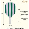 image:imageSonix  Pickleball Paddles Set of 2  USAPA Approved  Fiberglass Surface Honeycomb Core  Mixed 2Pack PaddlesStripe GreenPink